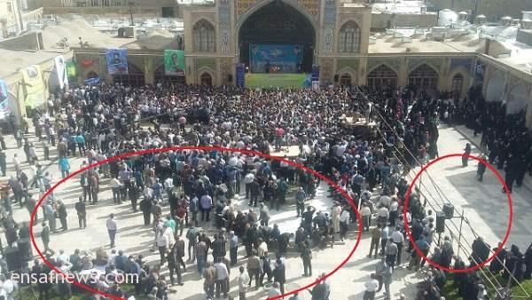 ۸۰۰ تماشاگر احمدی نژاد در شهر بابک زنجانی + عکس